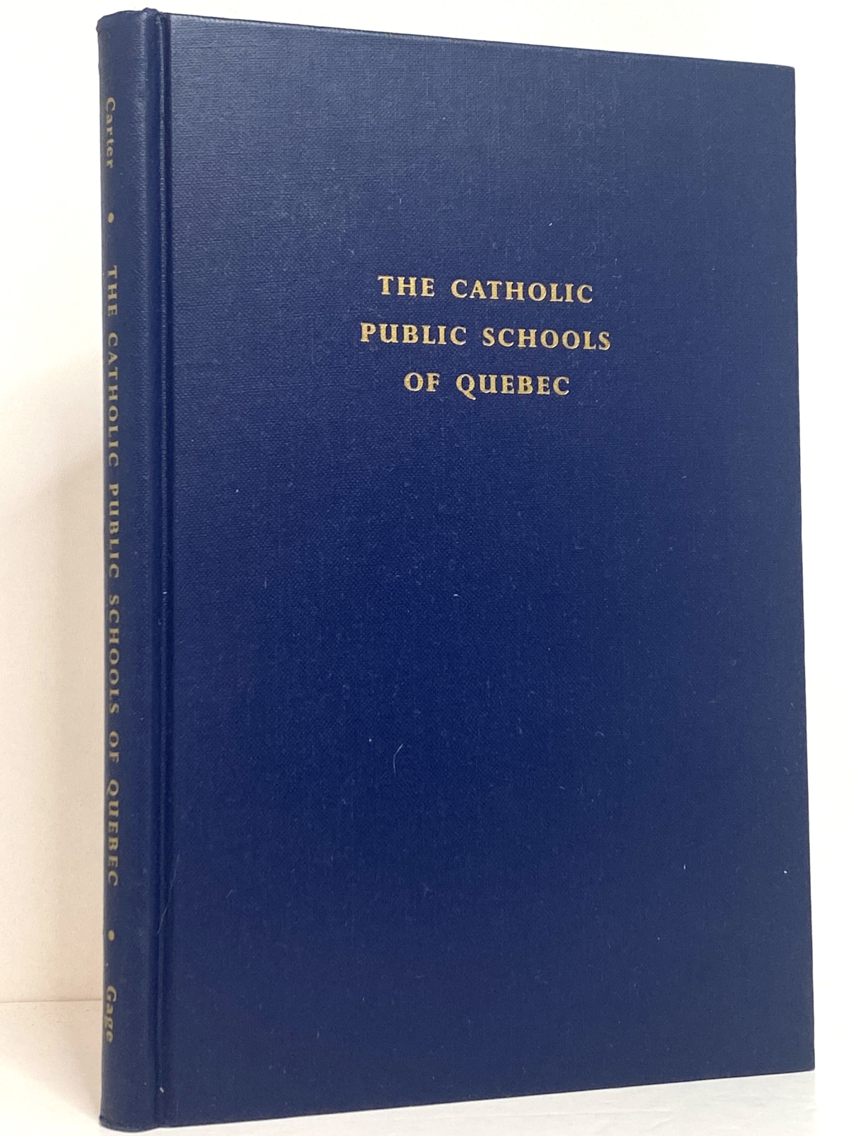 The Catholic Public Schools of Quebec